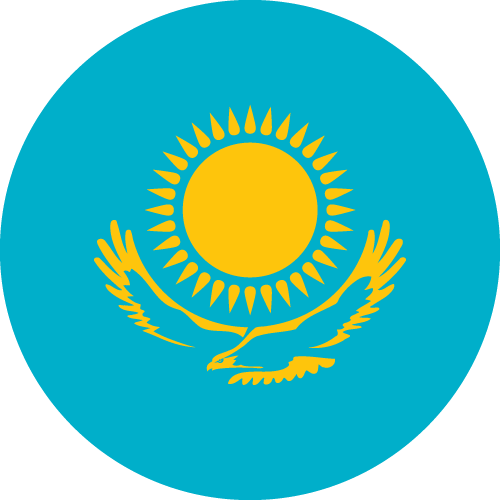 Kazachstan vlag