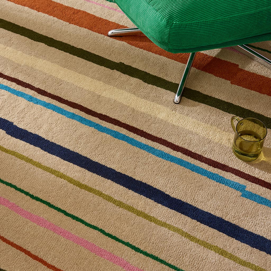 Tapis Decor Shift Multi Beige design | Taille: 250 × 350 cm