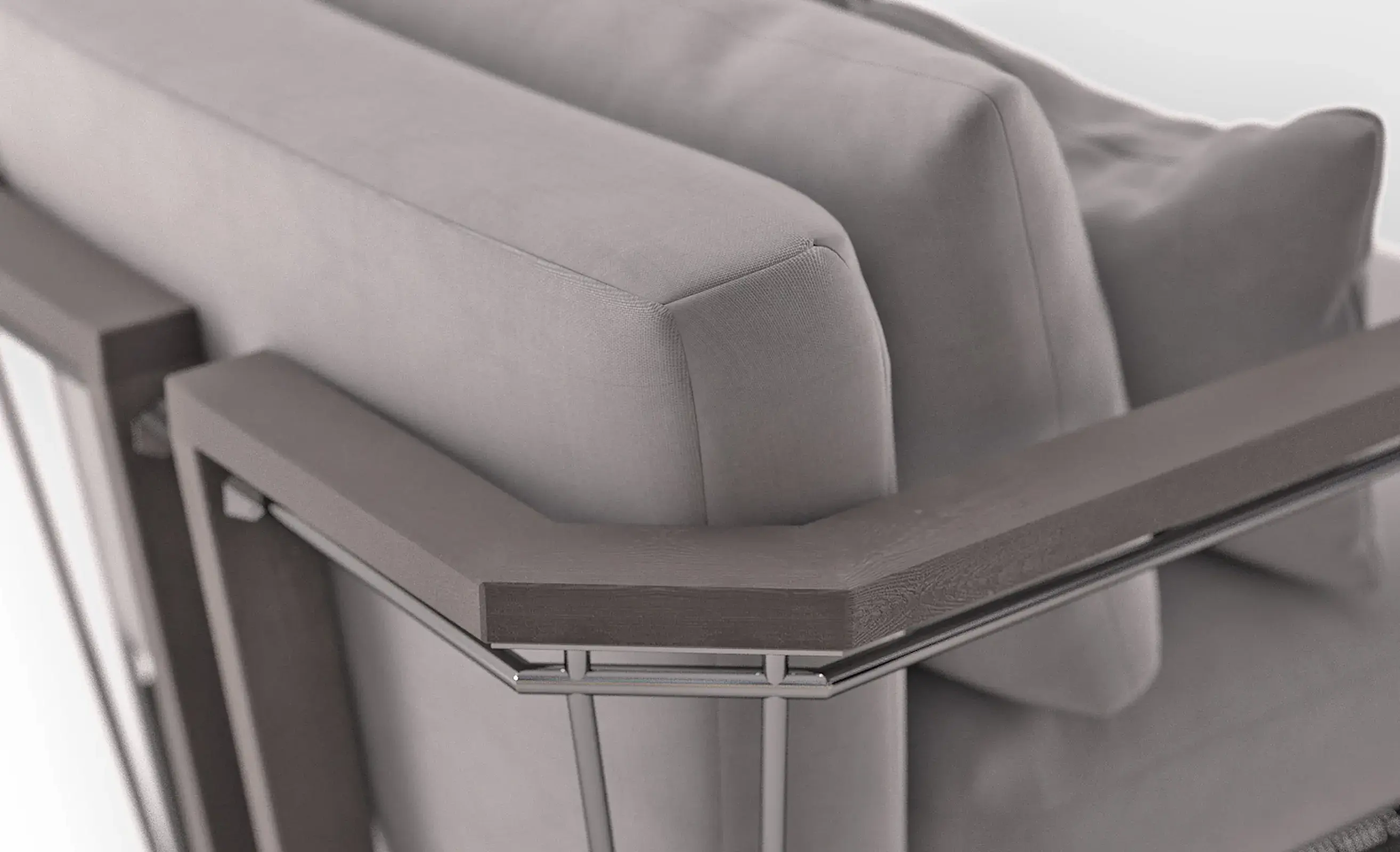 Fauteuil de jardin Heritage gris