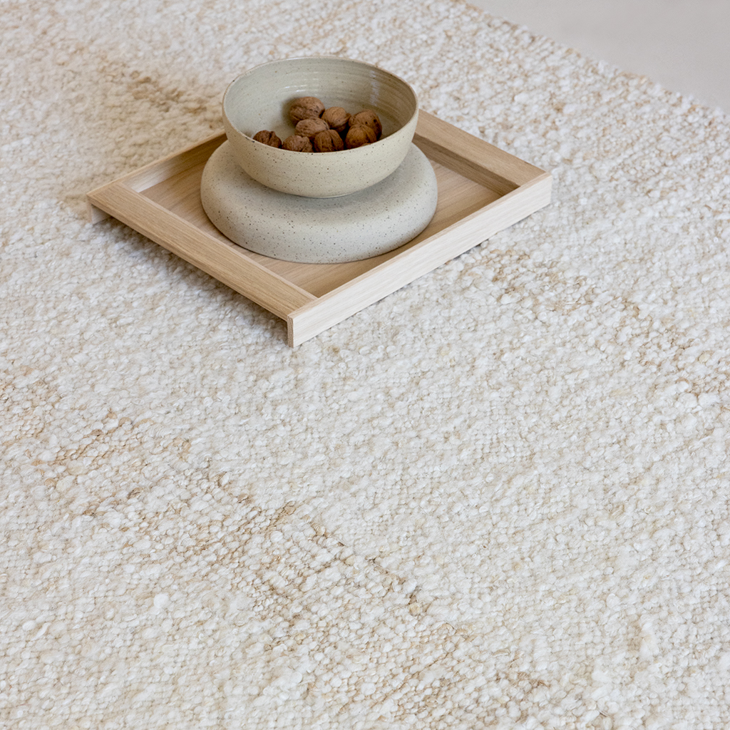 Tapis Craft Fundament blanc laine