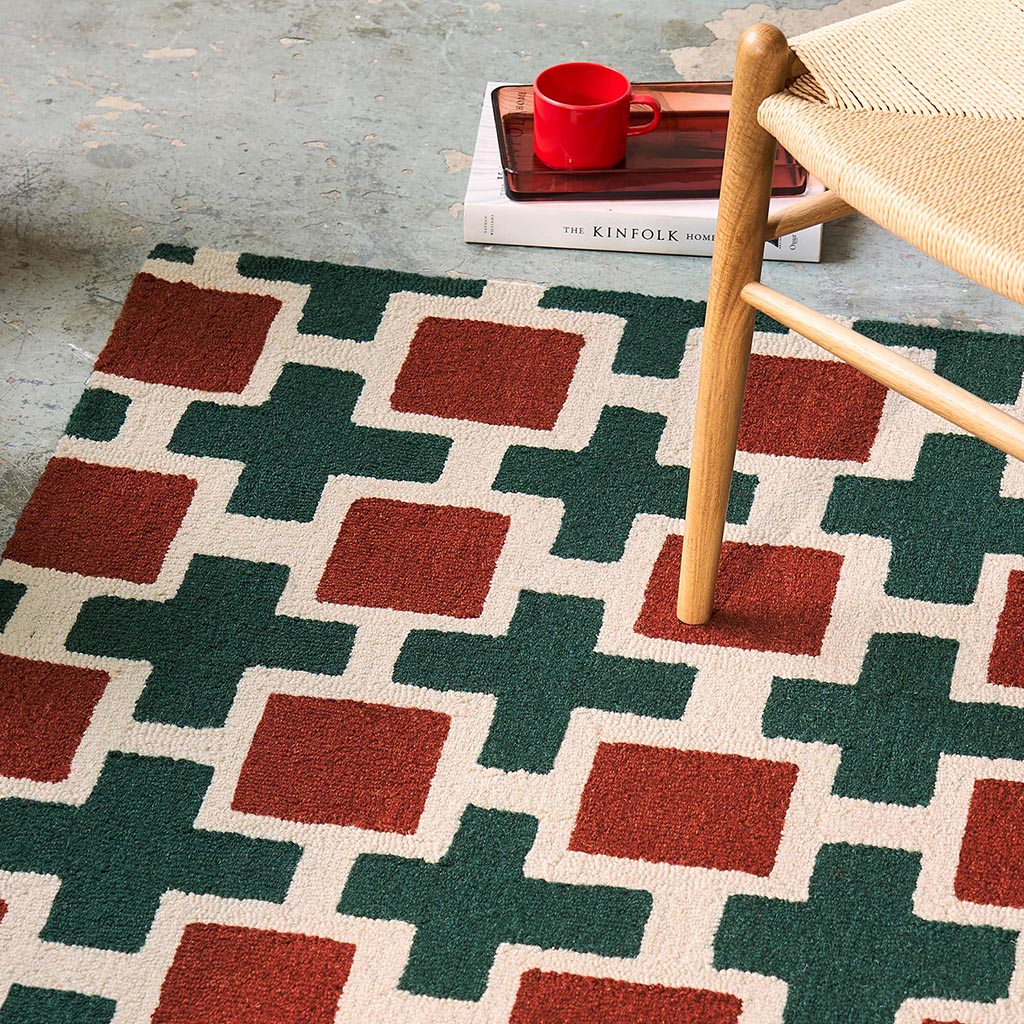 Tapis Hatch rouille