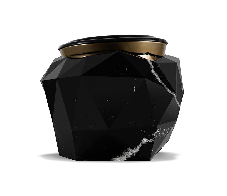 Baignoire Gemstone en marbre composite