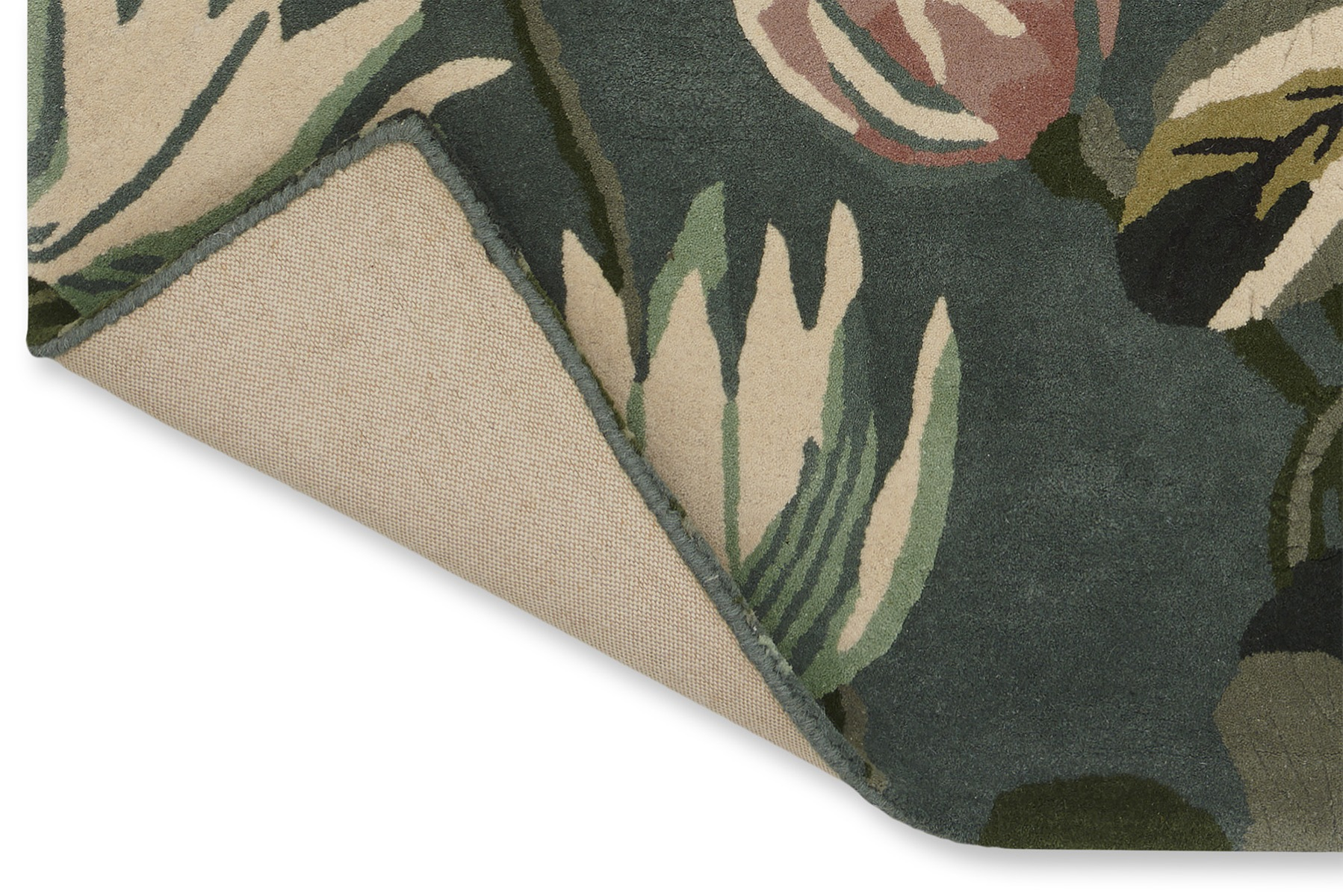 Tapis Waterlily étang de minuit | Taille: 250 × 350 cm