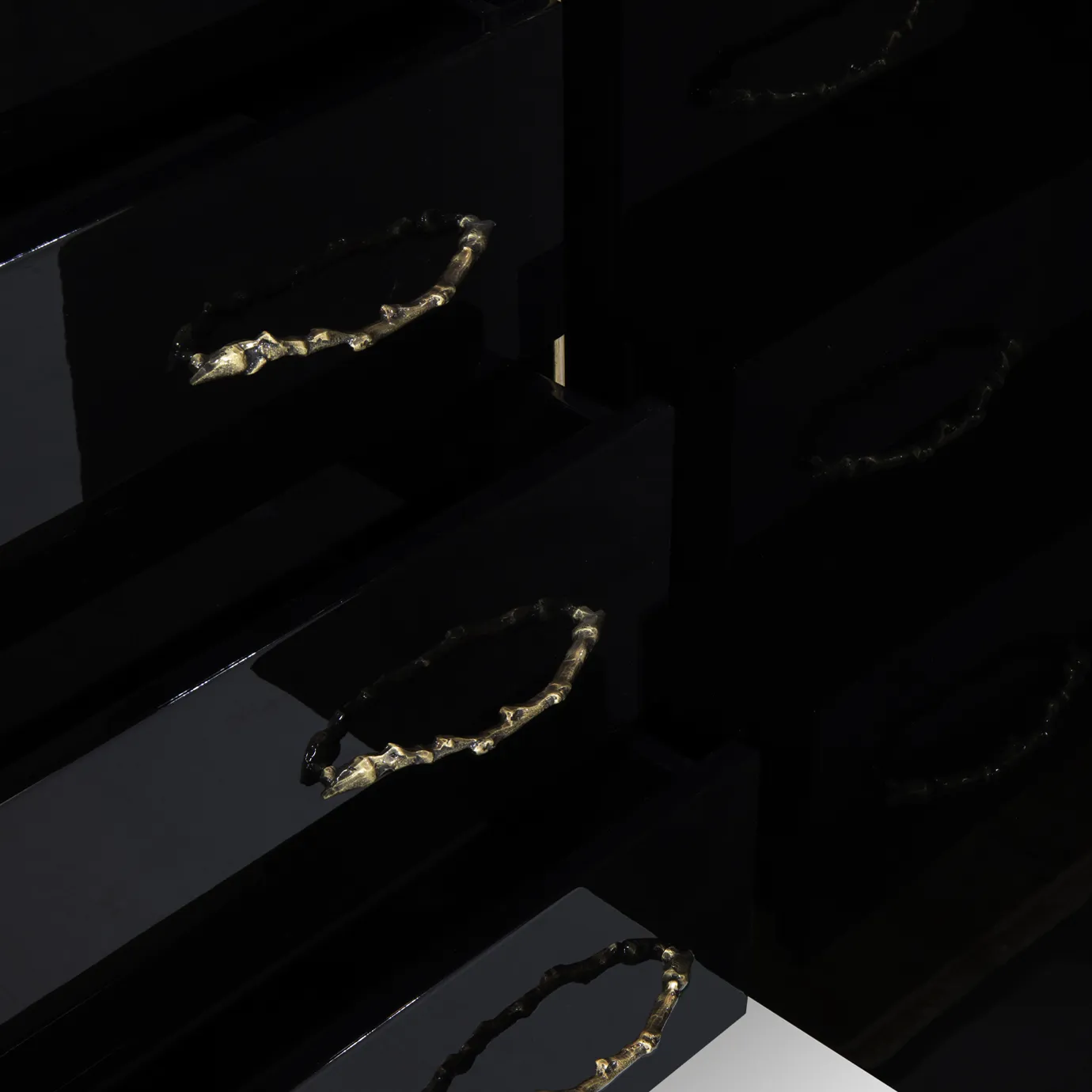 Mirage verouderde spiegel armoire