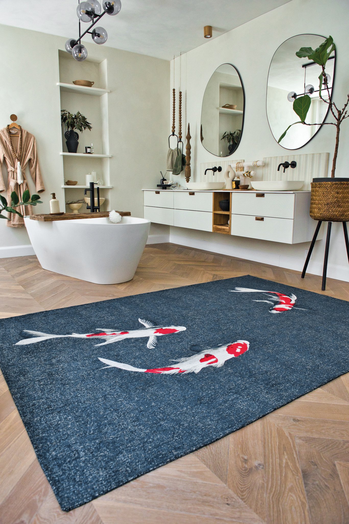Jersey Stone vloerkleed | Maat: 200 × 280 cm