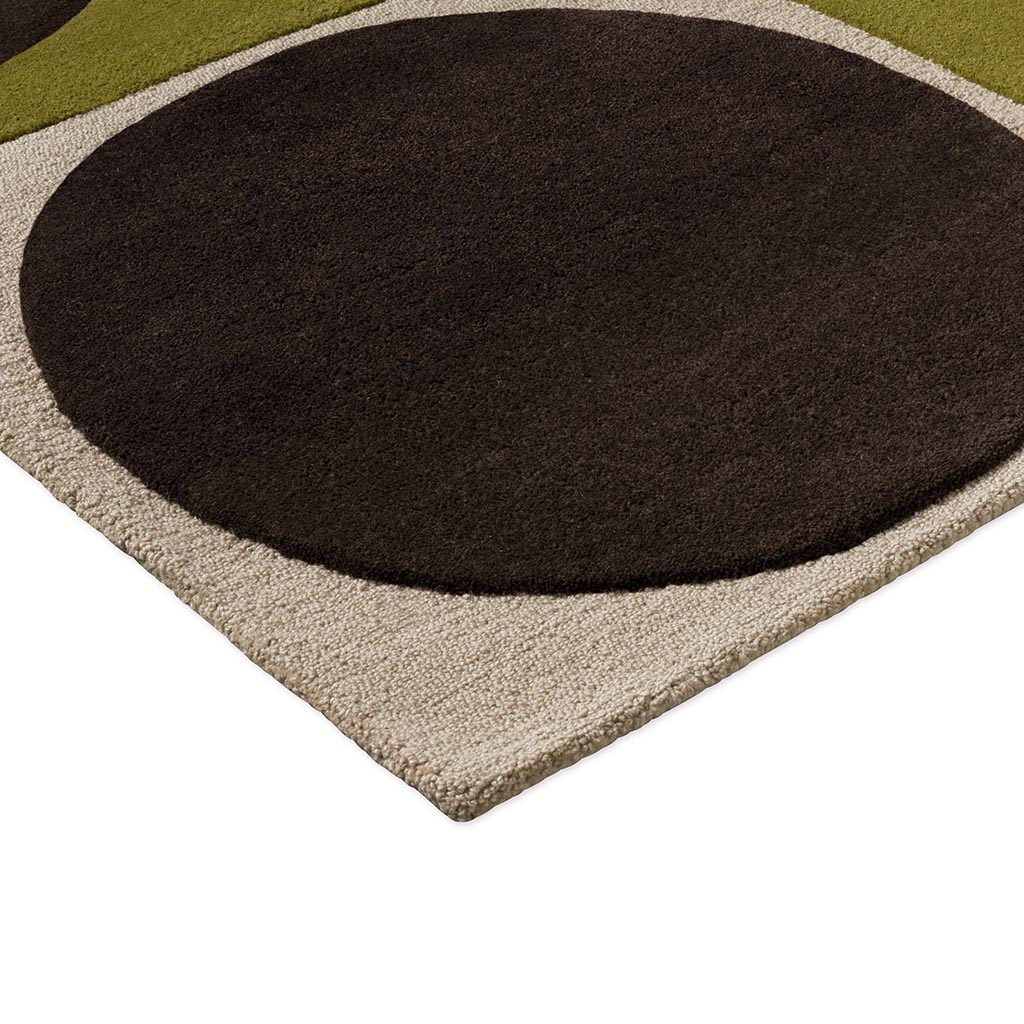 Spot Square walnoot korstmos premium vloerkleed