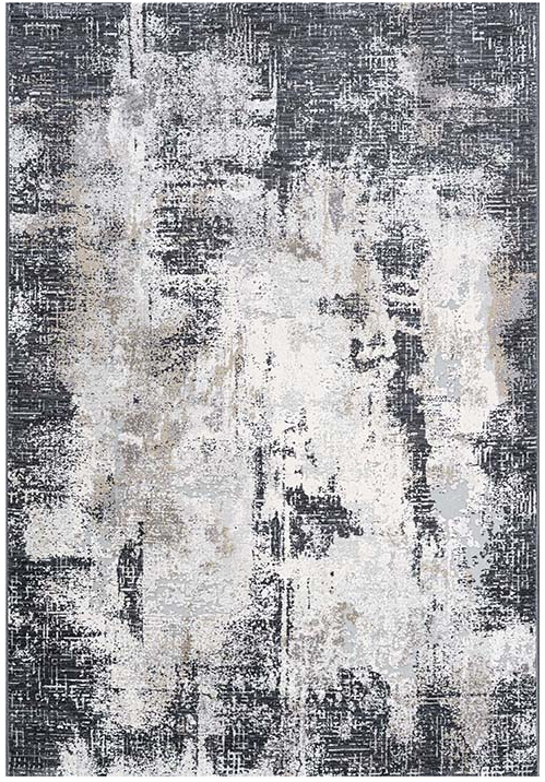 Tapis belge abstrait tissé à la machine | Taille: 200 × 290 cm