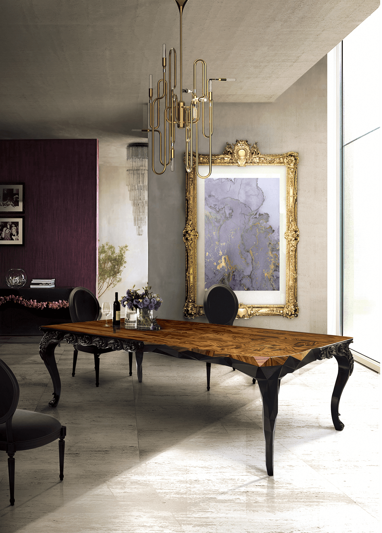 Table à manger luxueuse Regal