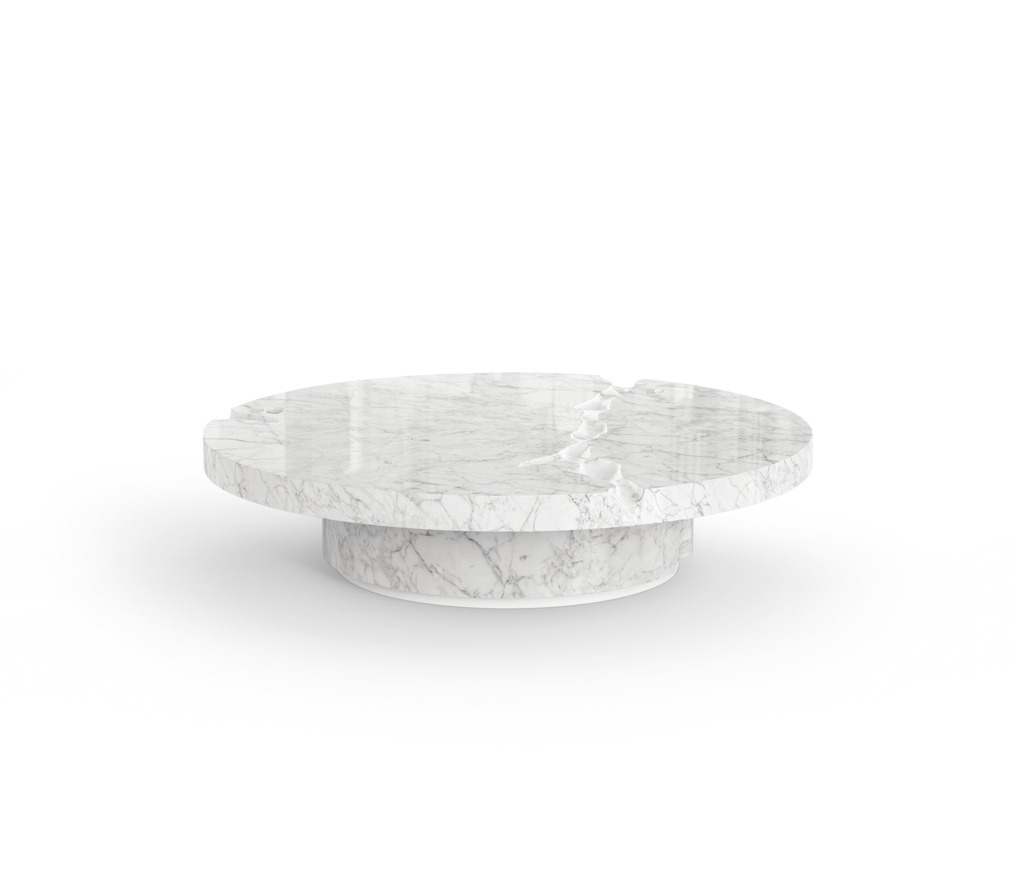 Dominion Carrara marmer 3-delige centertafelset