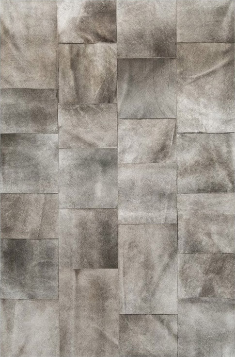 Tapis en peau de vache gris éléphant | Taille: 200 × 290 cm Tapis en peau de vache gris éléphant | Taille: 200 × 290 cm
