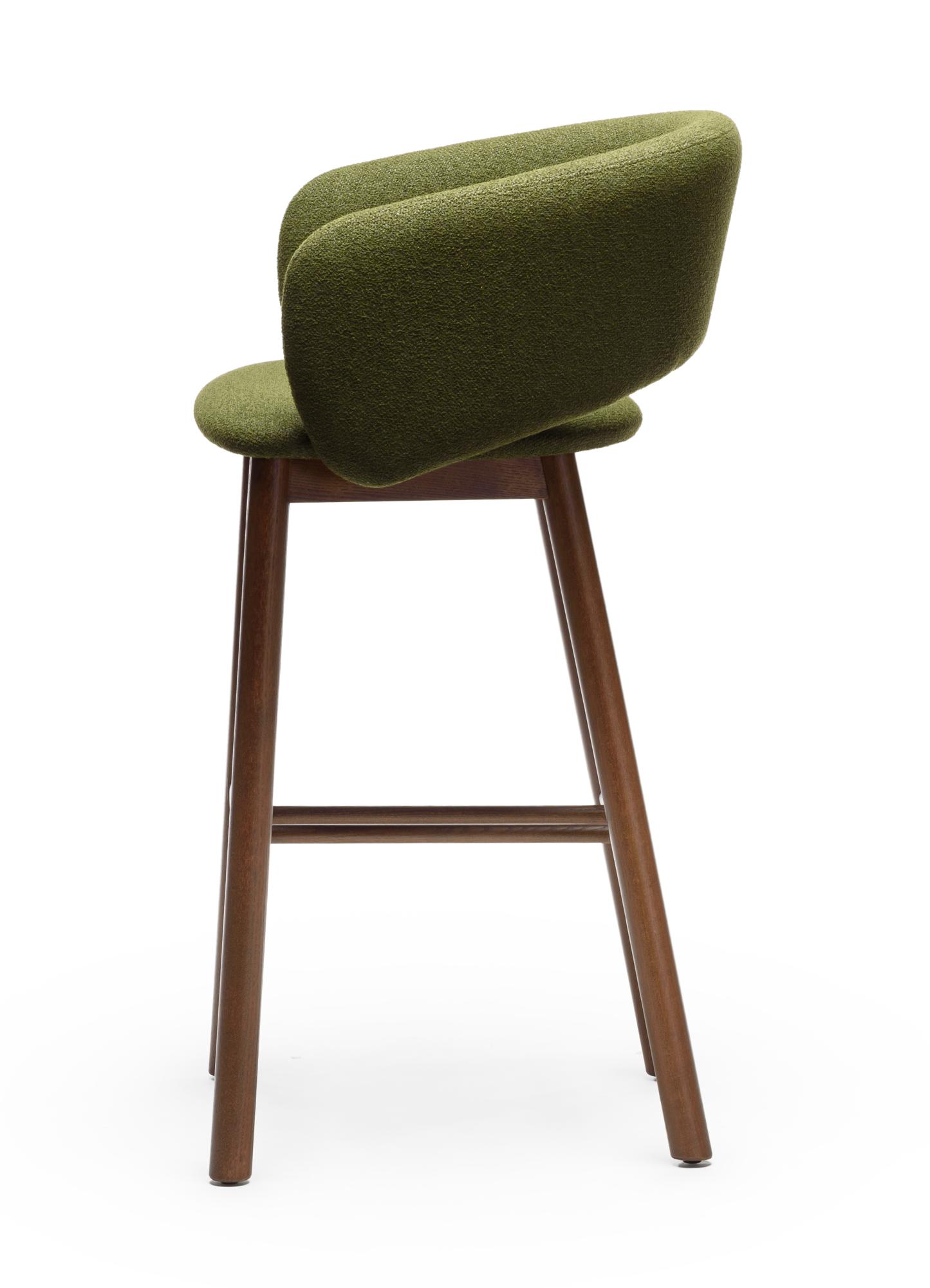 Bel groene walnoten barkruk