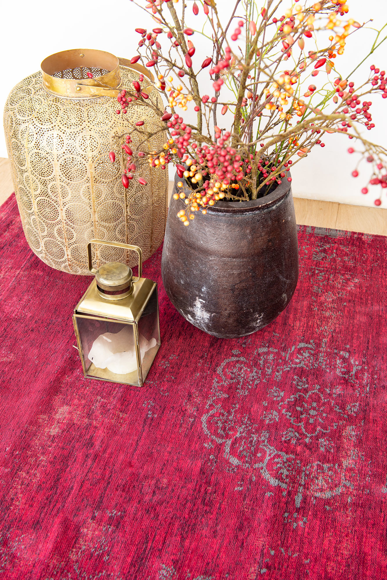 Visconti Beige tapijt | Maat: 80 × 150 cm
