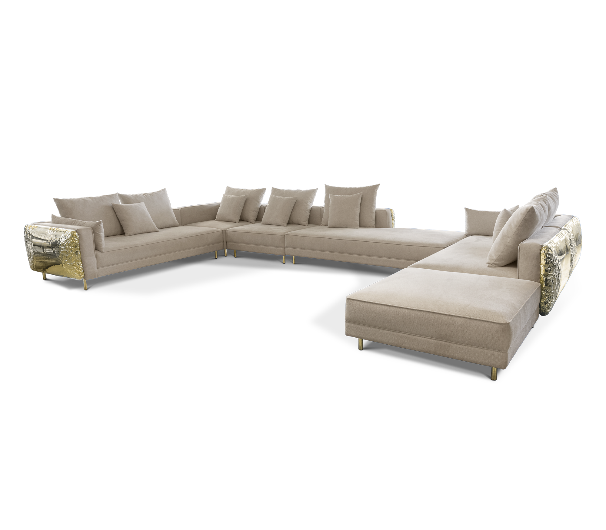 Canapé modulaire crème Imperia