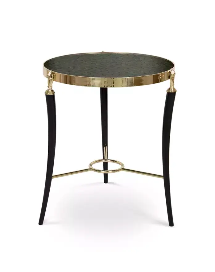 Table d’appoint Gisette plumes de paon