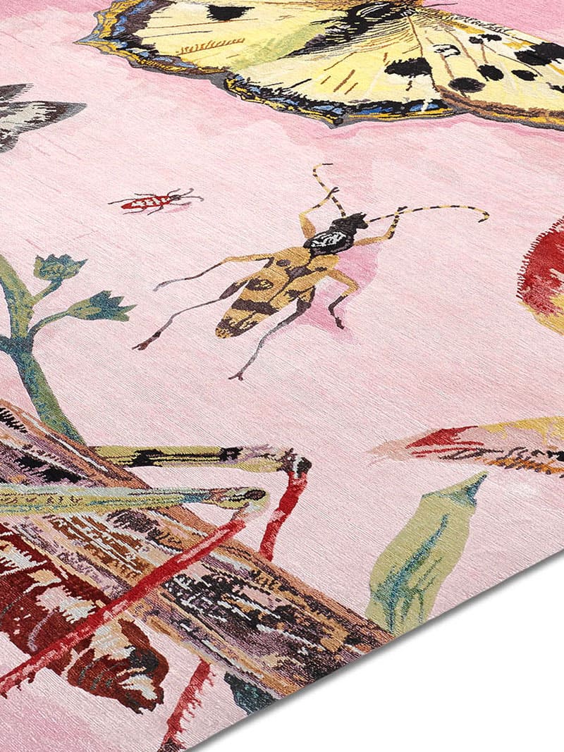 Tapis tissé main Grasshopper