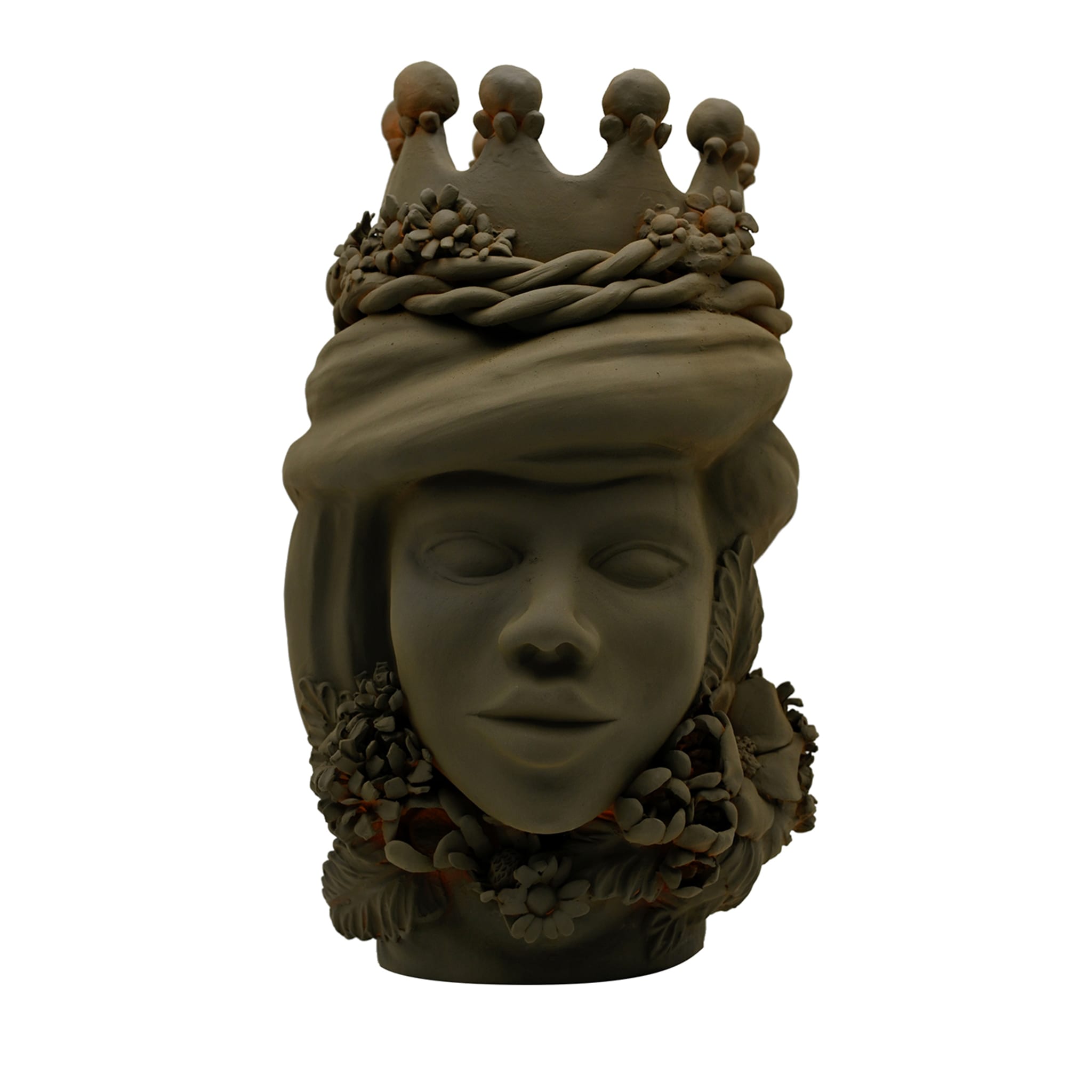 Moorkop handgemaakte sculptuur