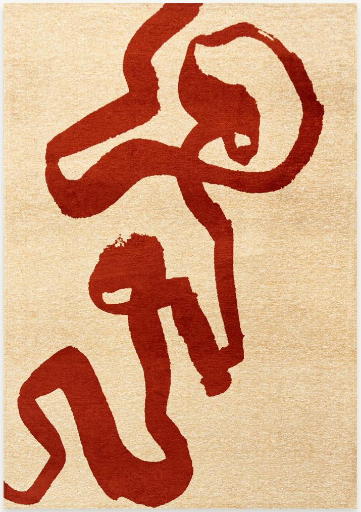 Tapis rond Sea Ink | Taille: 200 × 280 cm