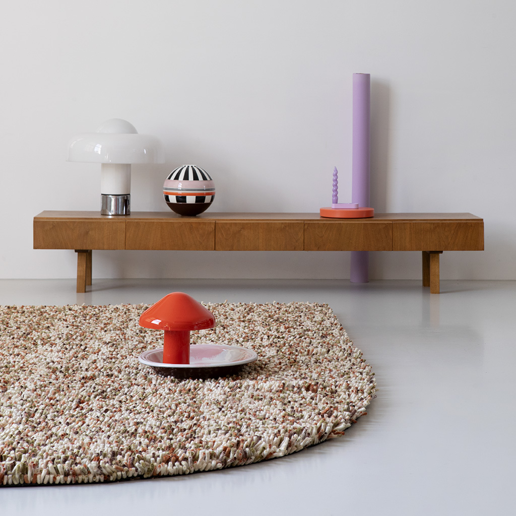 Tapis en feutre à poils longs | Taille: 170 × 240 cm