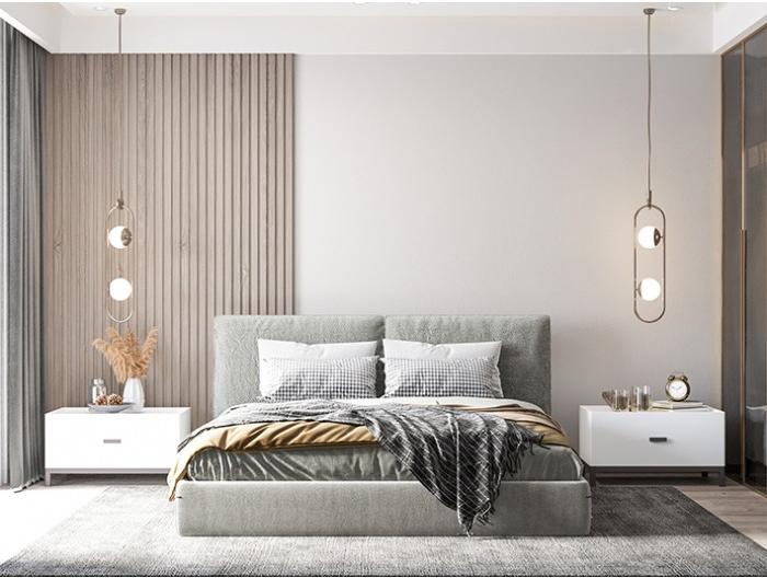 Tapis uni gris indien tissé main | Taille: 160 × 230 cm