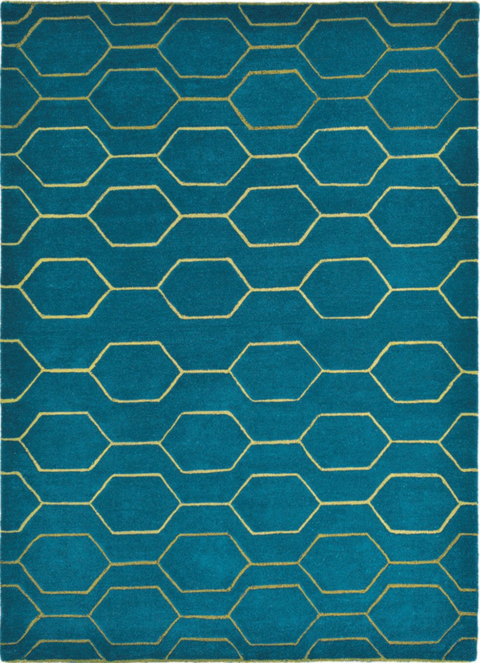 Arris teal tapijt | Maat: 200 × 280 cm