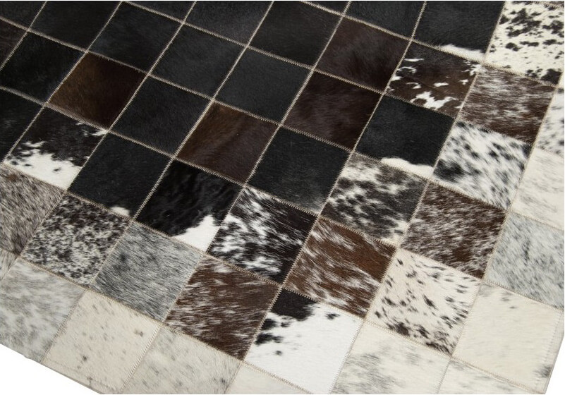Mosaic koeienhuid tapijt | Maat: 100 × 160 cm