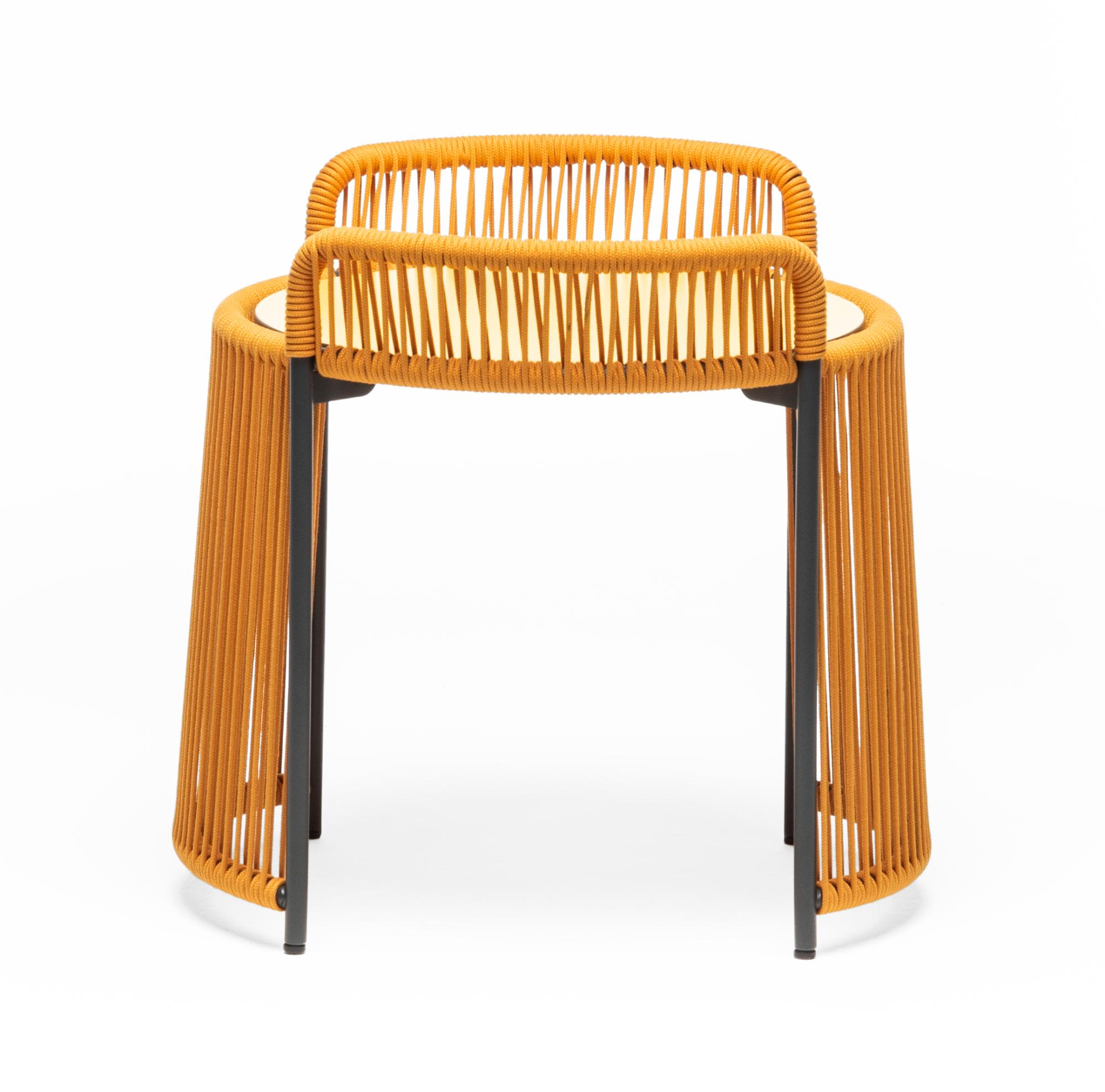 Table basse d'extérieur Altana Jaune