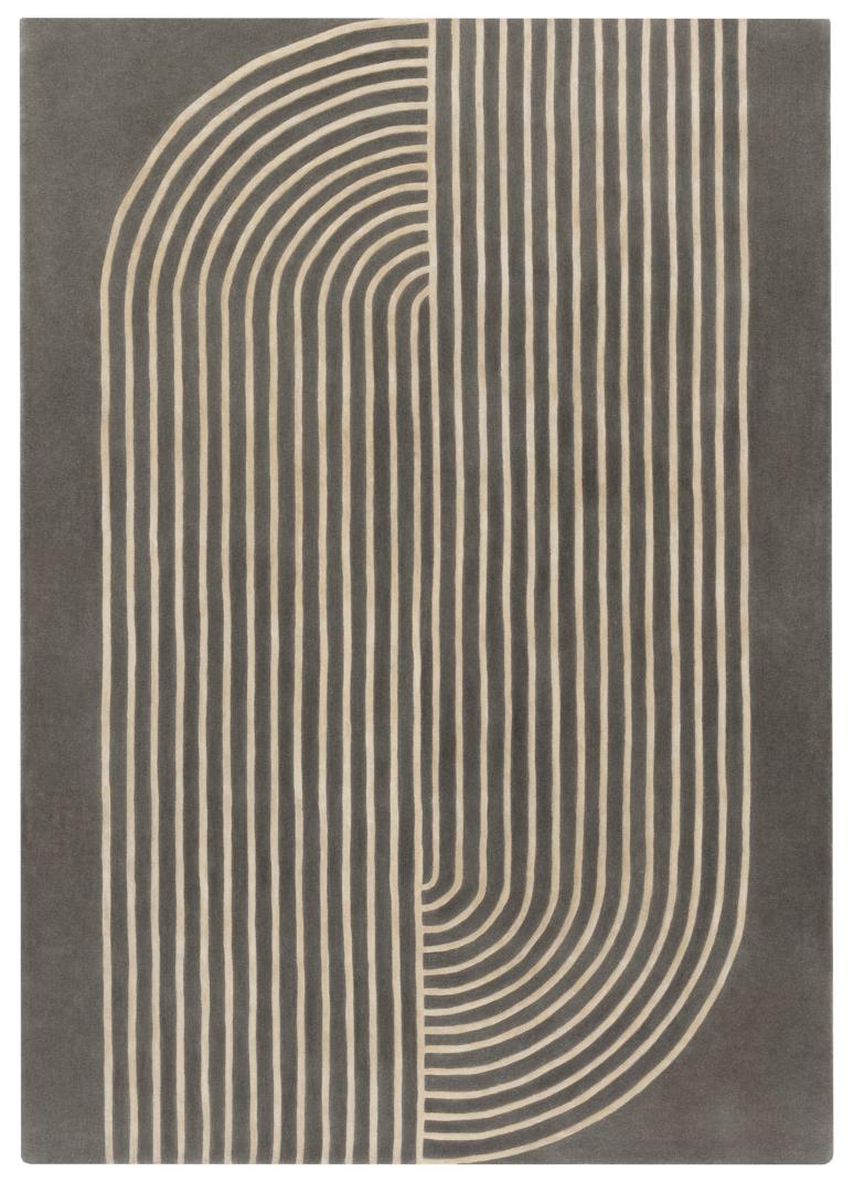Stripes Iron vloerkleed