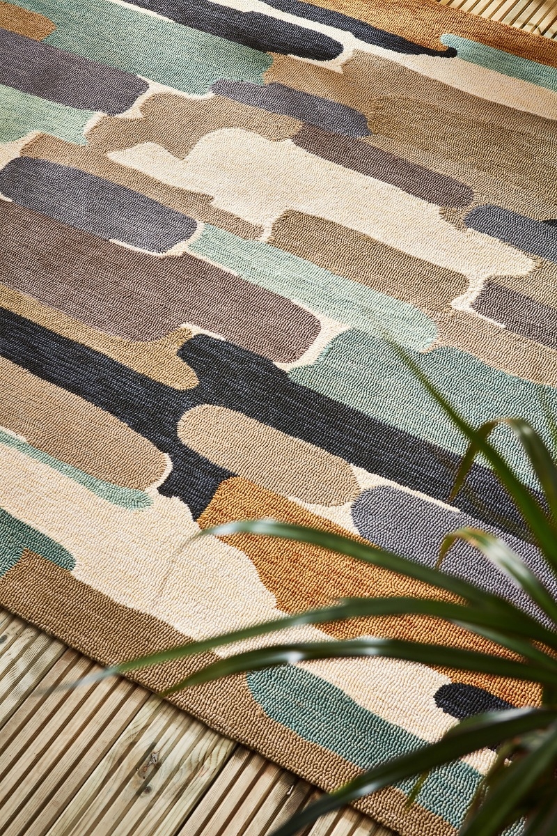 Trattino zeeglas outdoor vloerkleed