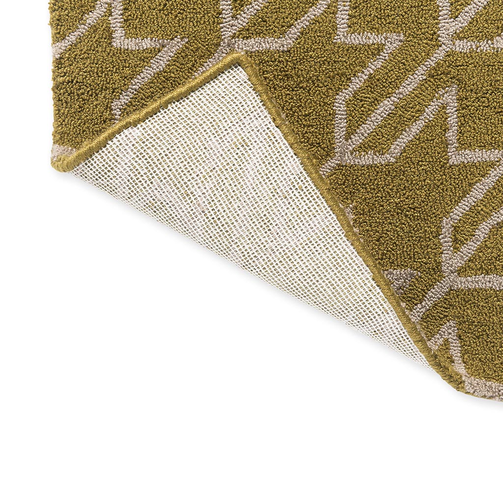 Tapis d’extérieur Houndstooth moutarde
