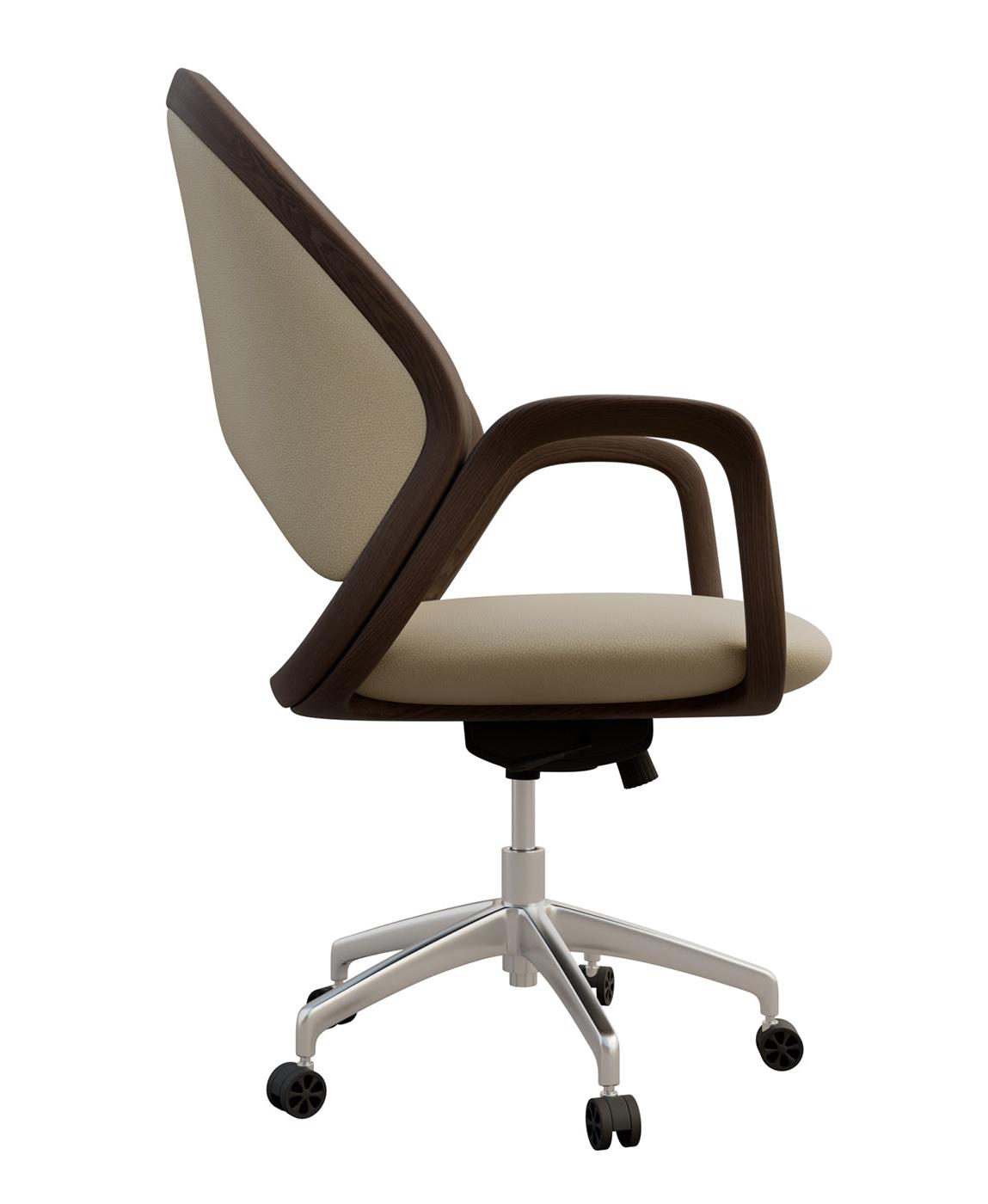 Agatha draaifauteuil voor kantoor