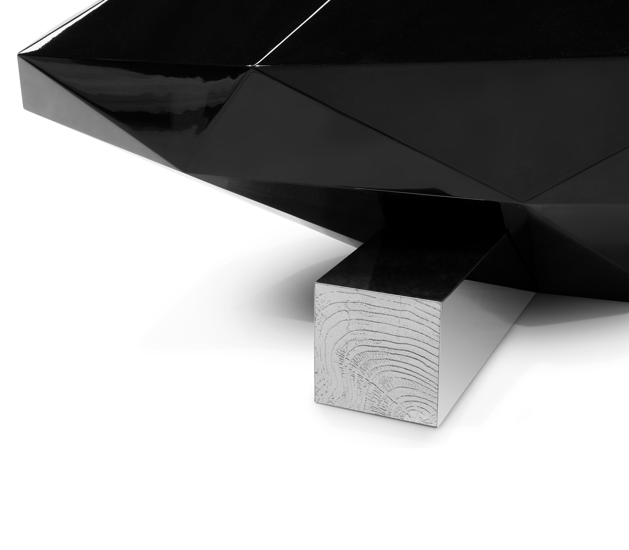Prism zwarte salontafel