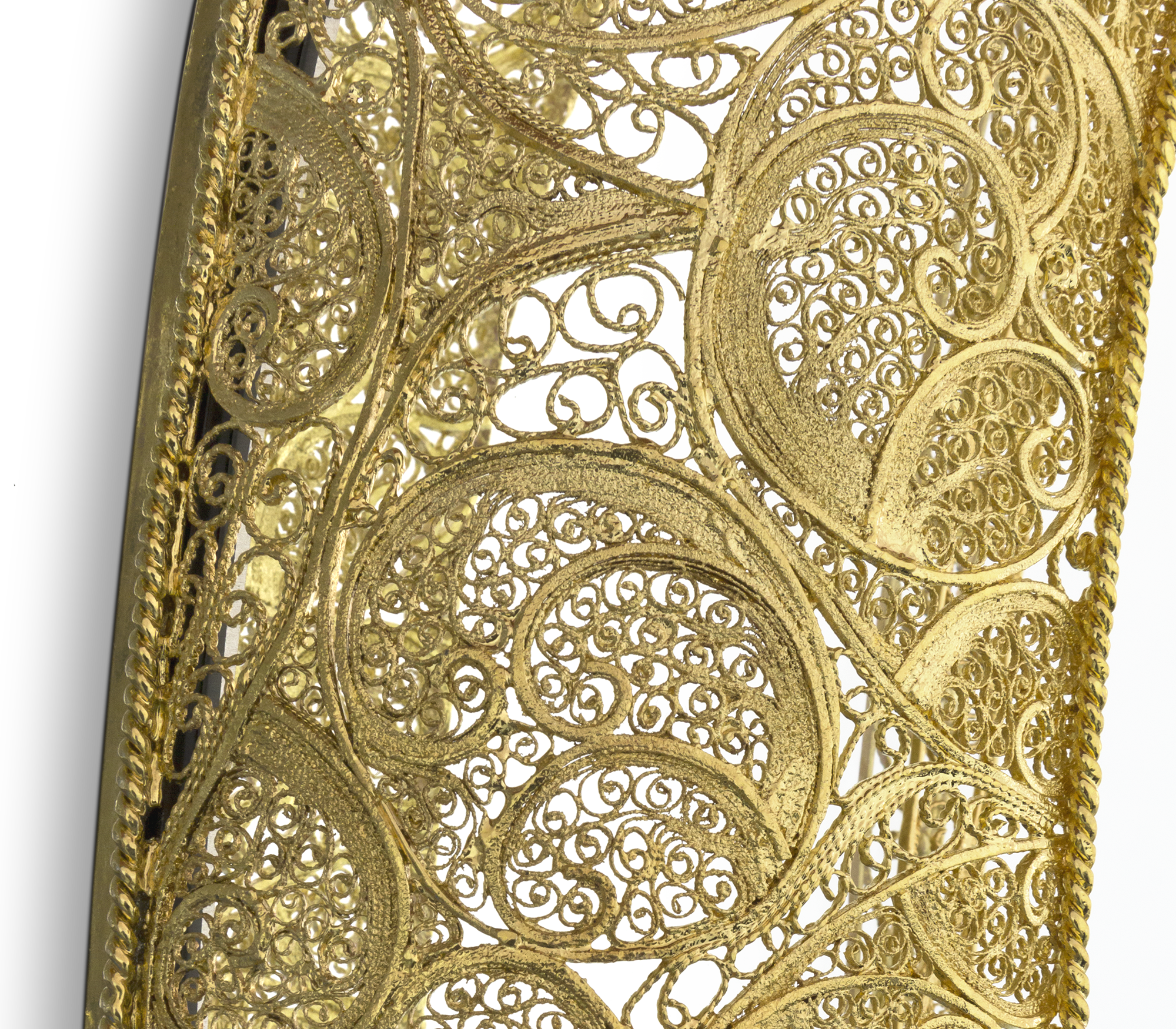 Crown filigree wandspiegel
