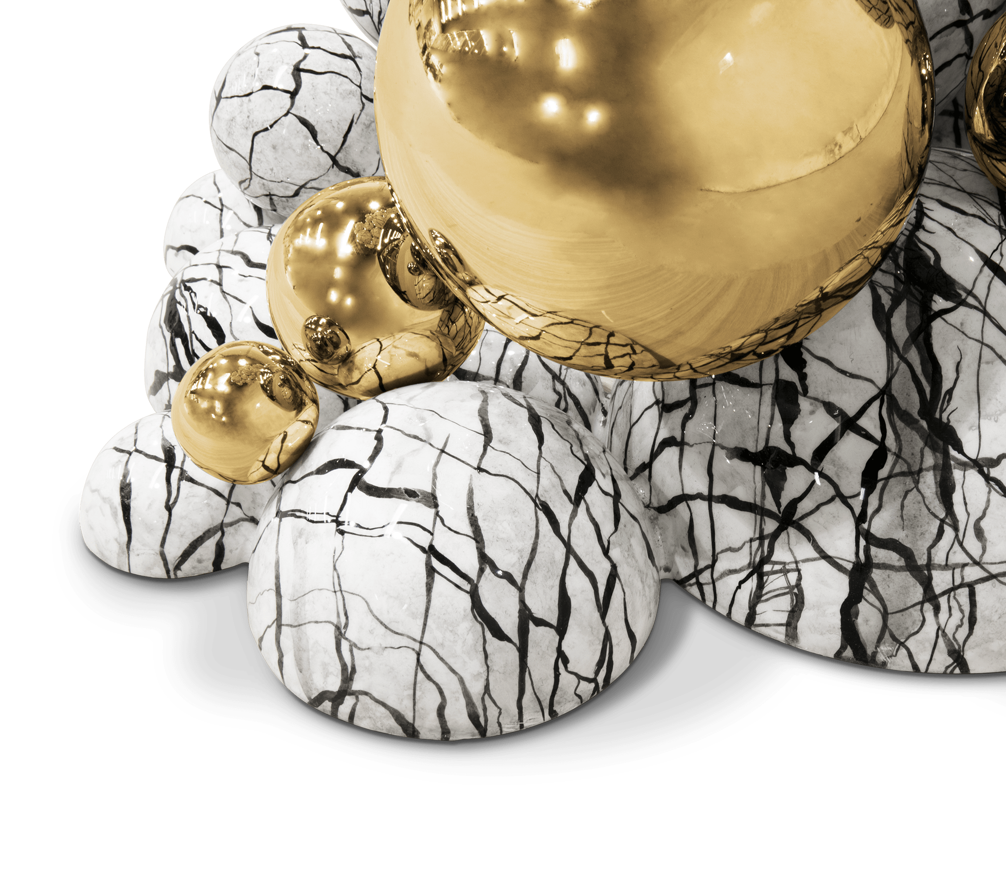 Orbit kunstmarmer console