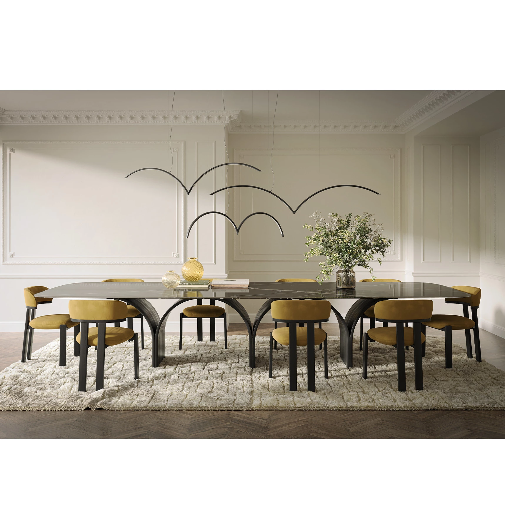 Grande table à manger Arco
