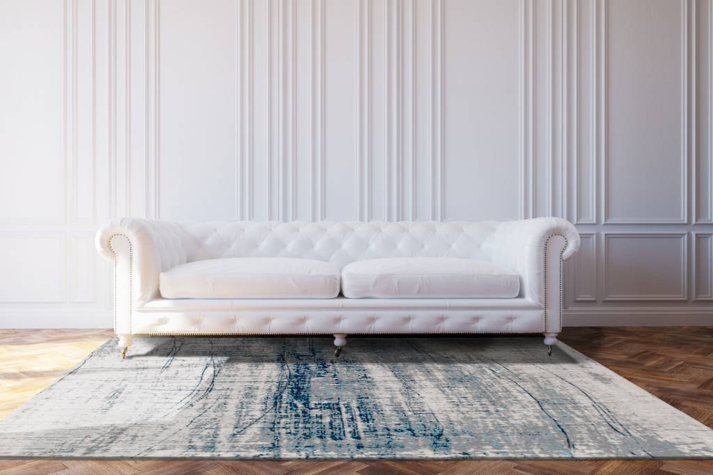California Blue vloerkleed | Maat: 280 × 390 cm