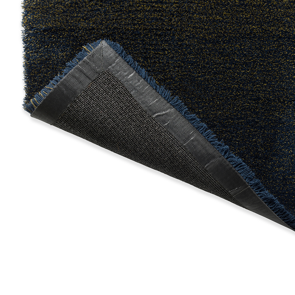 Shade Low messing/indigo vloerkleed