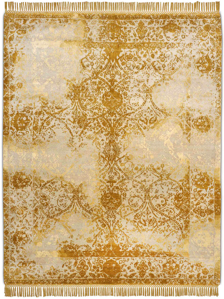 Gold luxe tapijt | Maat: 274 × 365 cm