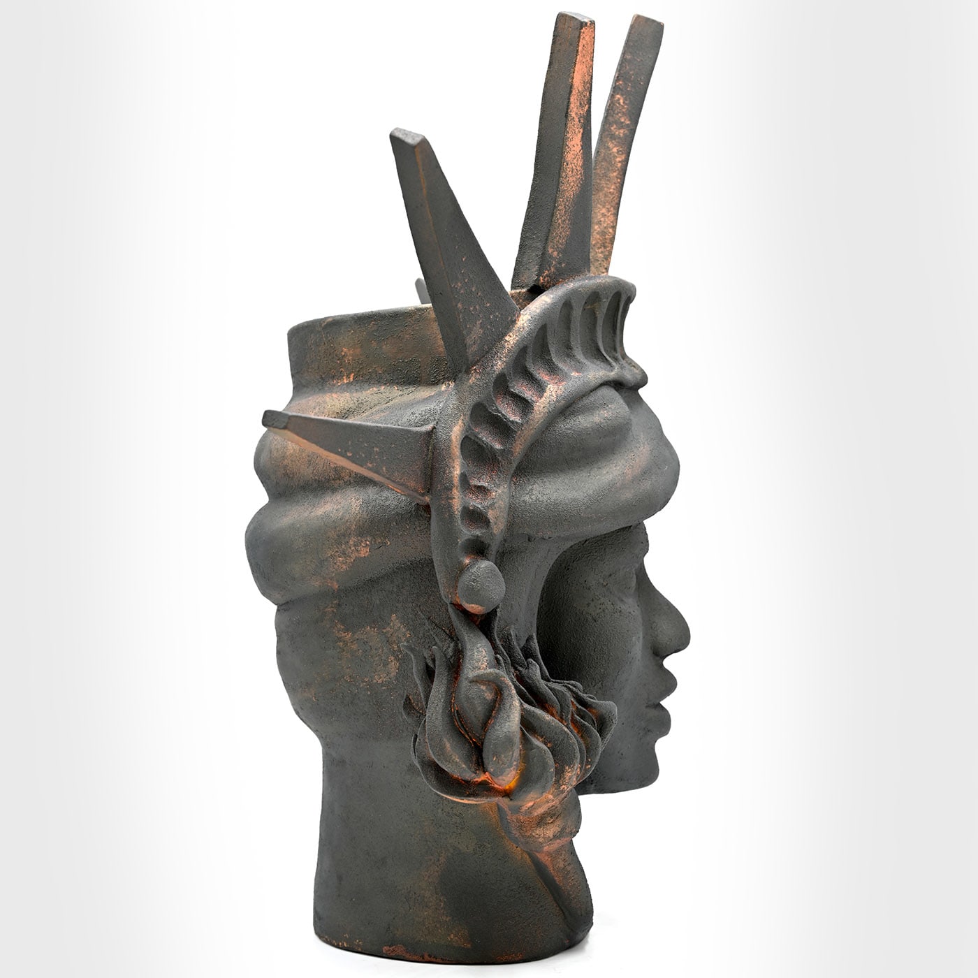Vrije vrouw sculptuur