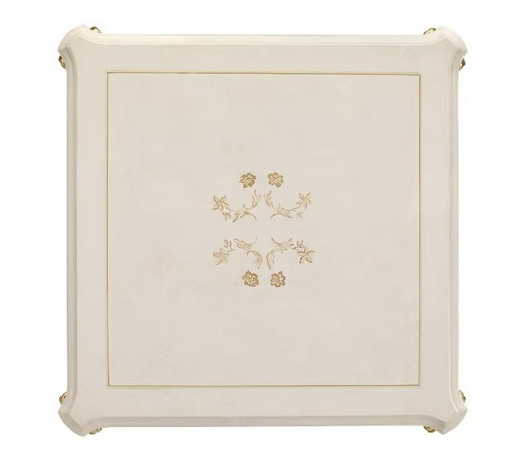 Ivoor/gouden Italiaanse bijzettafel