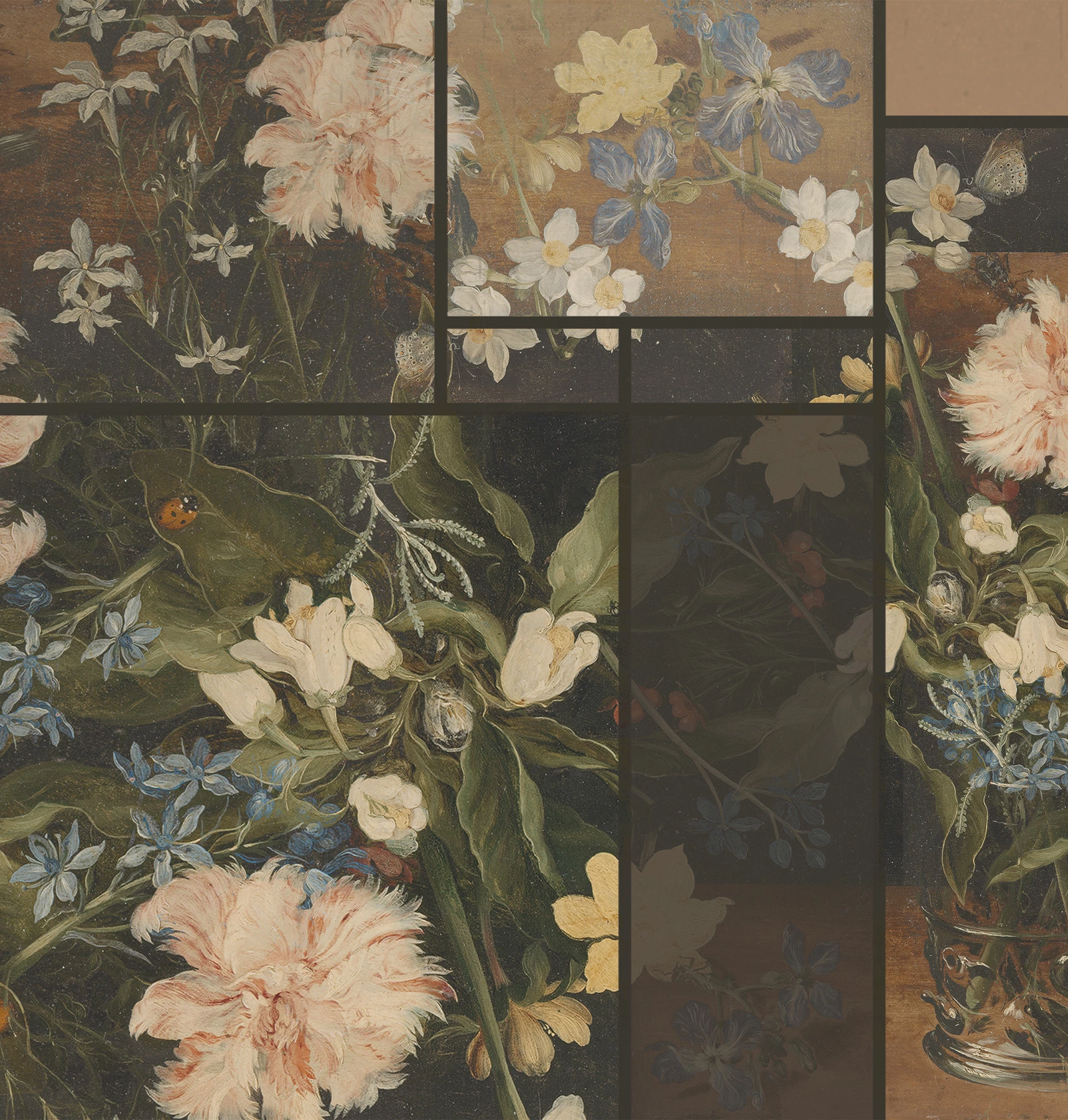 Papier peint Vintage Flowers