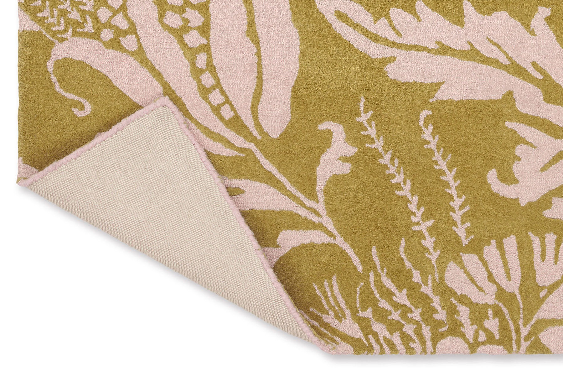 Baroque geel vloerkleed