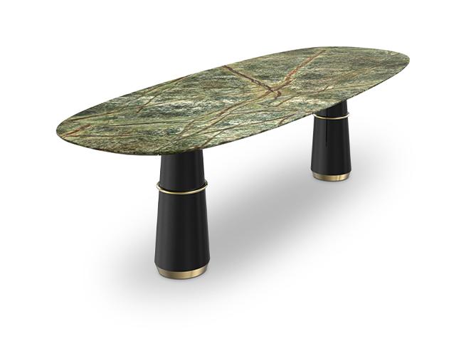 Marmeren eettafel