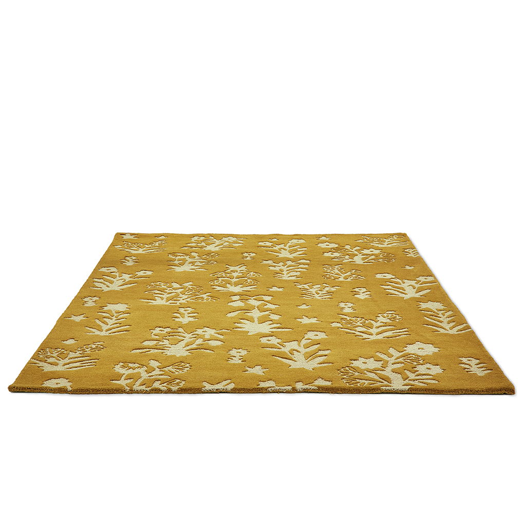 Woodland Glade goud vloerkleed | Maat: 140 × 200 cm