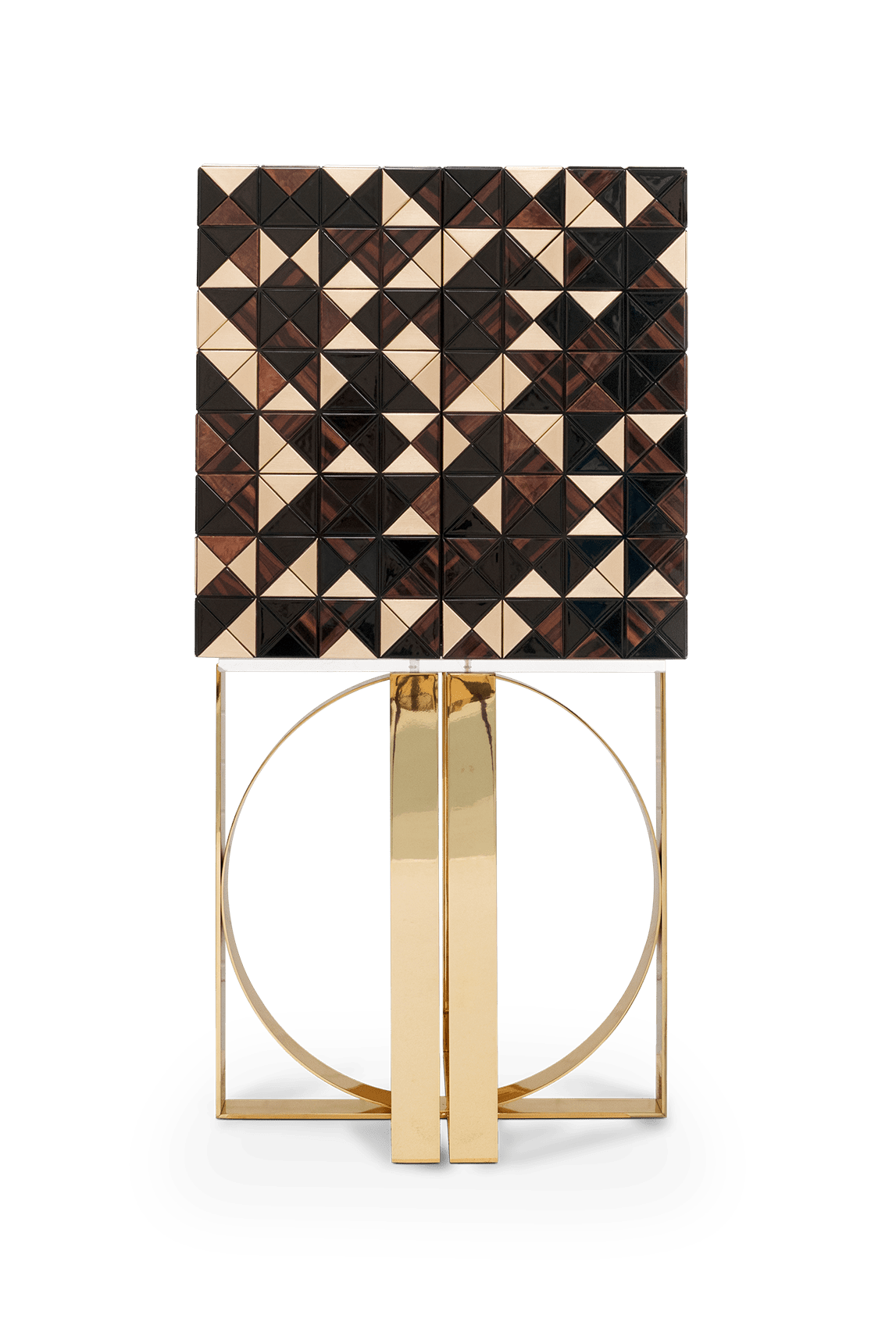Mosaic walnoot kast