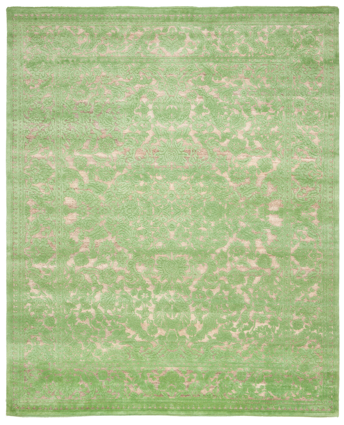 Mauro Angaa groen tapijt | Maat: 300 × 400 cm