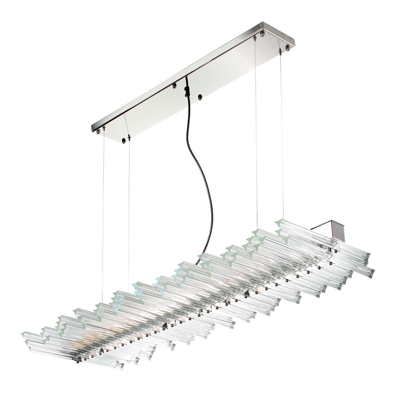 Lustre Sail en verre Triedro nickel