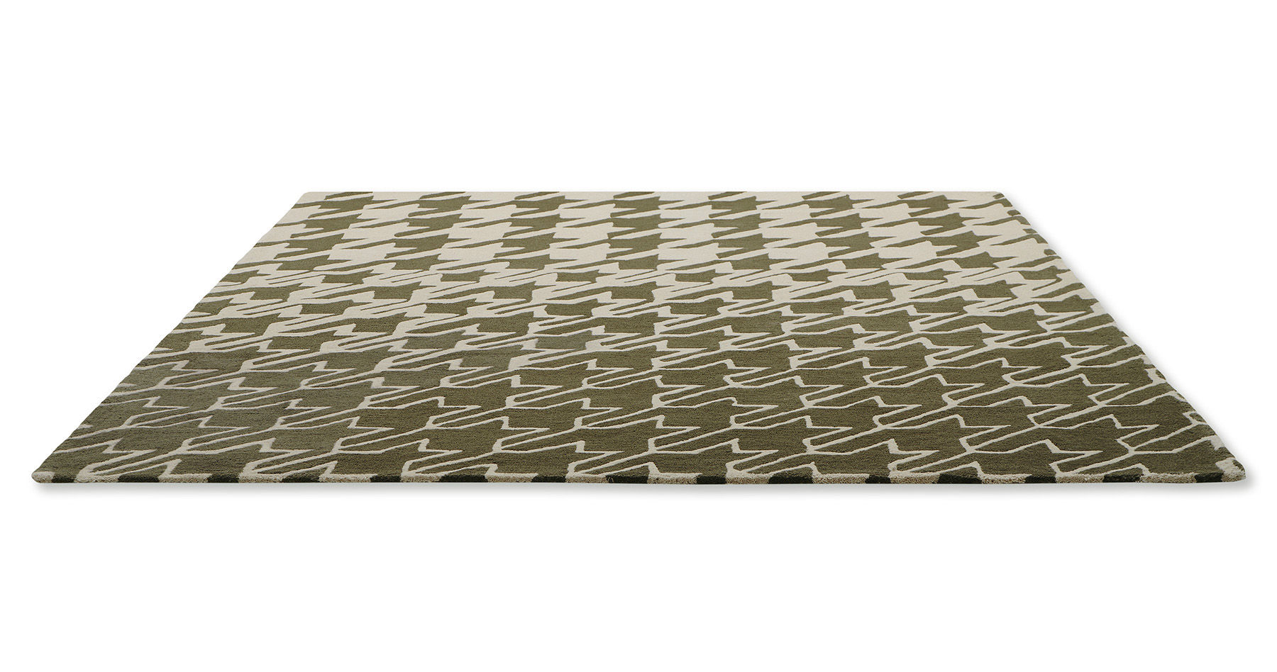Tapis pied-de-poule gris | Taille: 200 × 280 cm