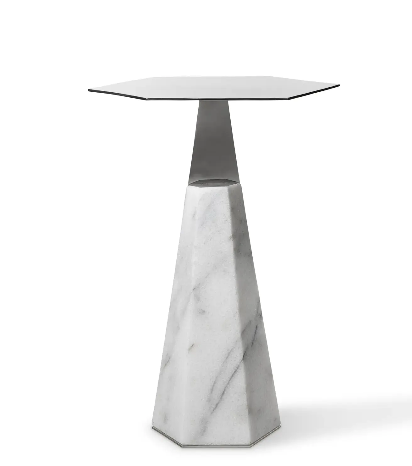 Table d’appoint de jardin Halo grise