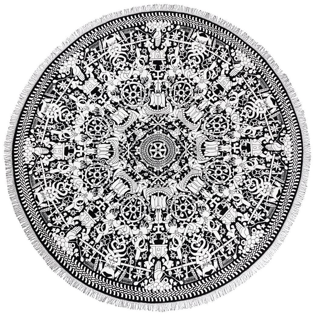Wangden designer vloerkleed