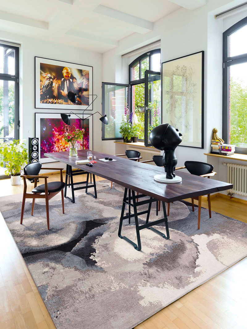 Tapis de luxe fait main Galileo | Taille: 122 × 183 cm